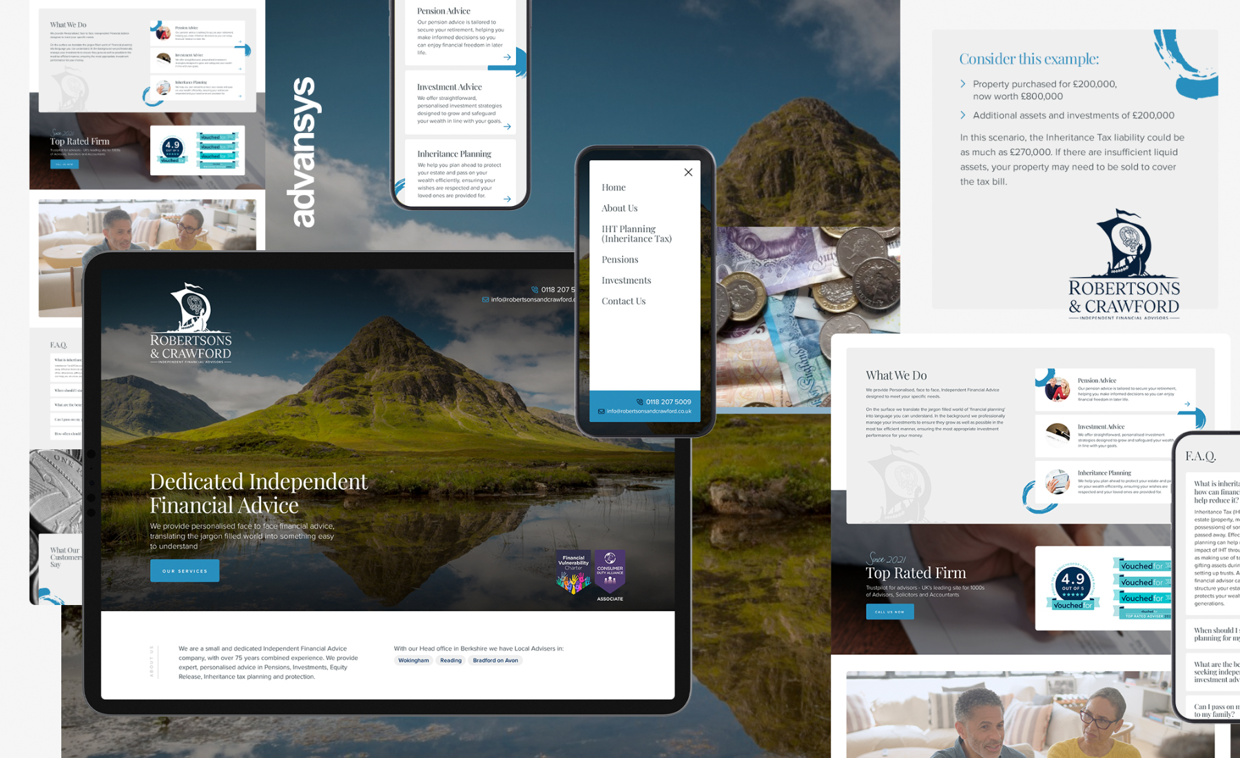 Showcasing Financial Expertise Through Professional Web Design