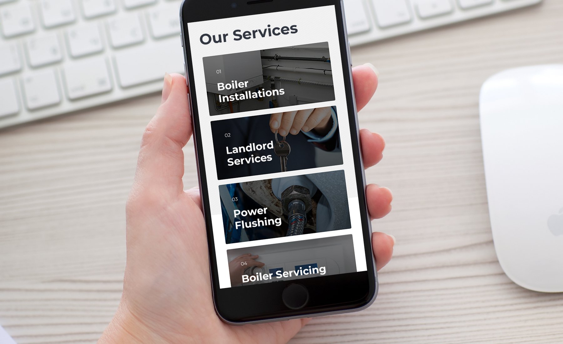 Plumbing One Page Website