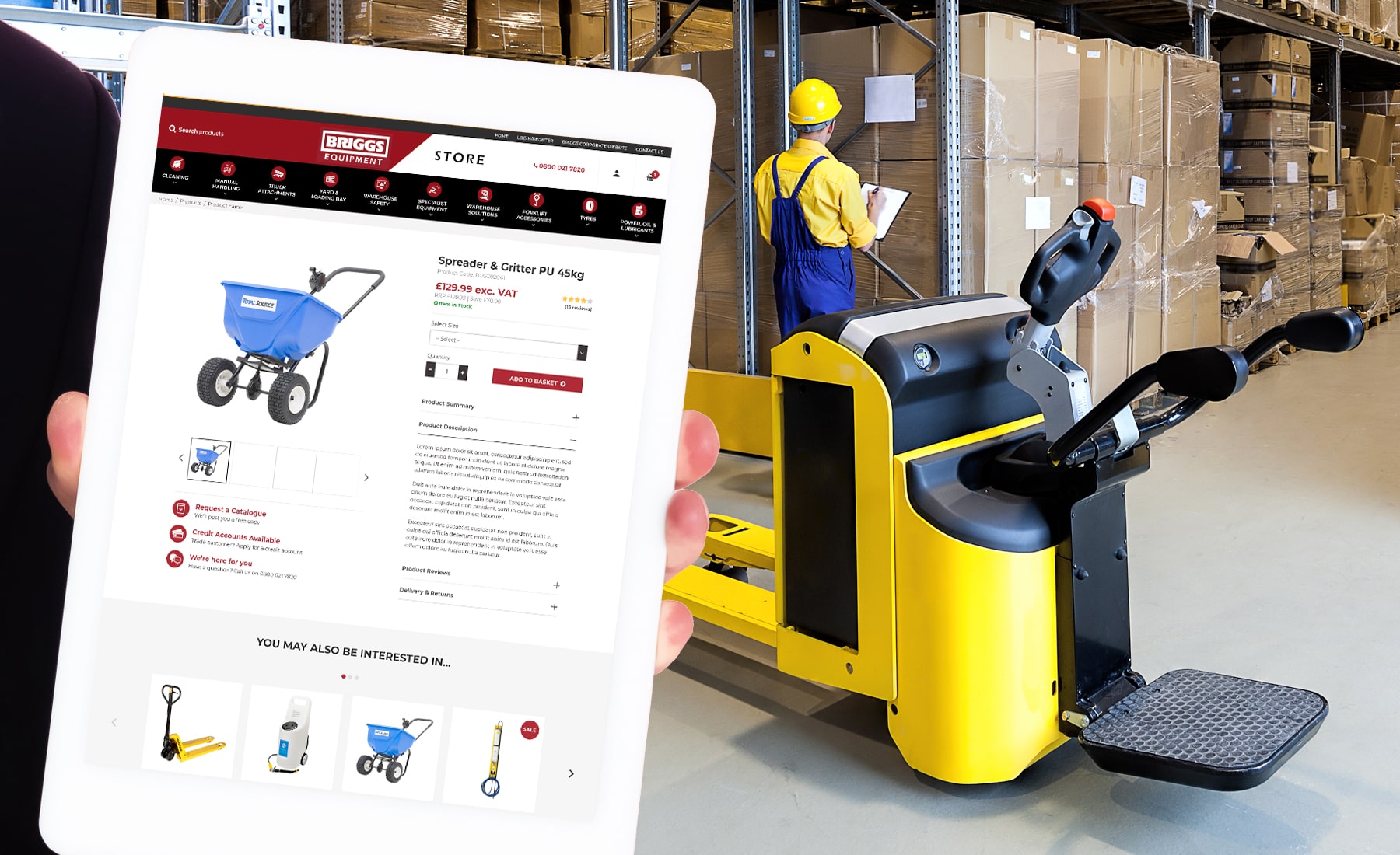 UK Materials Handling Leader Launches eCommerce Platform