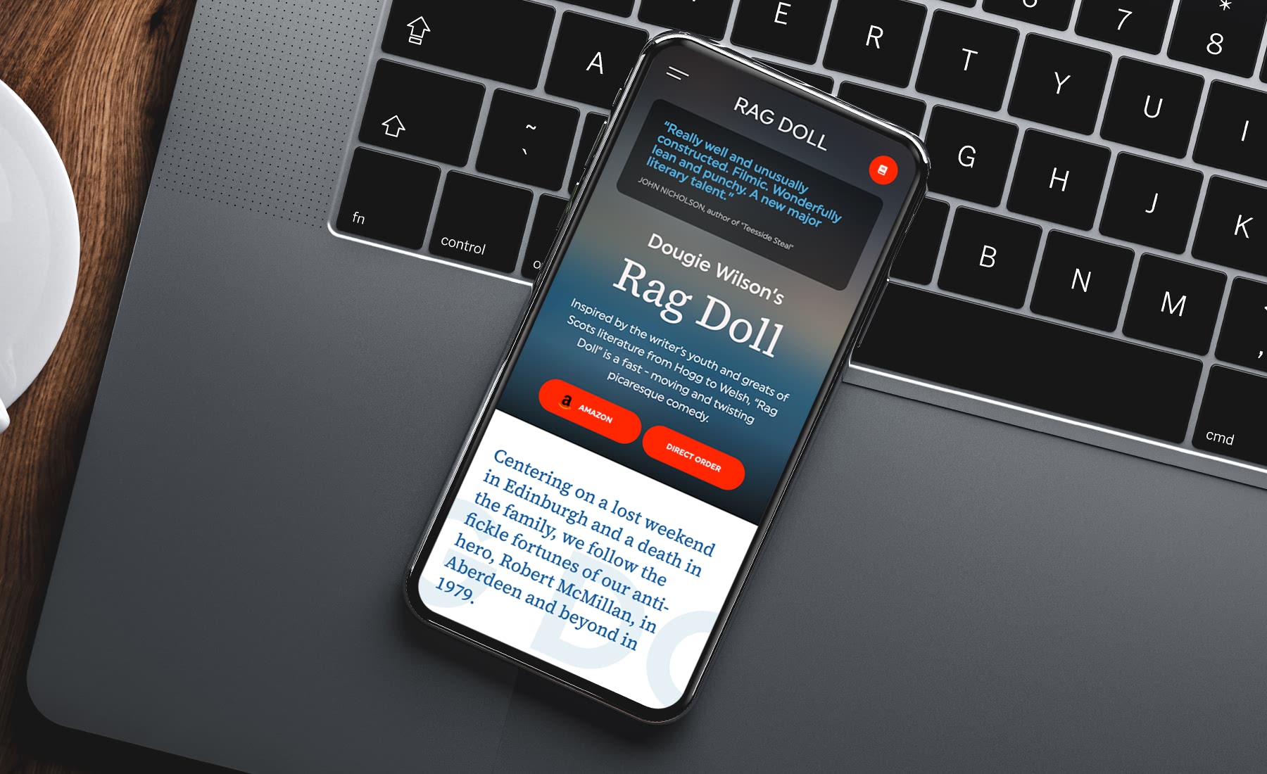 Rag Doll by Dougie Wilson - A Website to Sell the Authors Dream