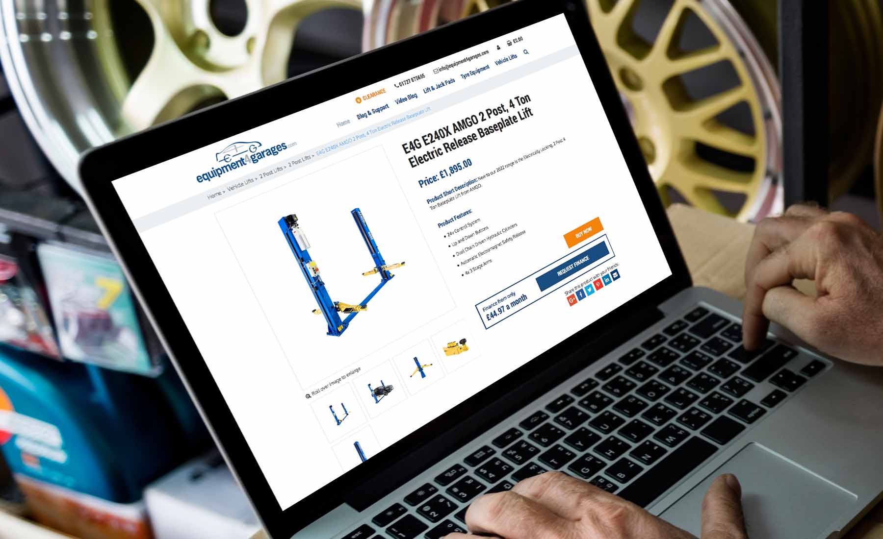 Garage Equipment Achieve eCommerce Success