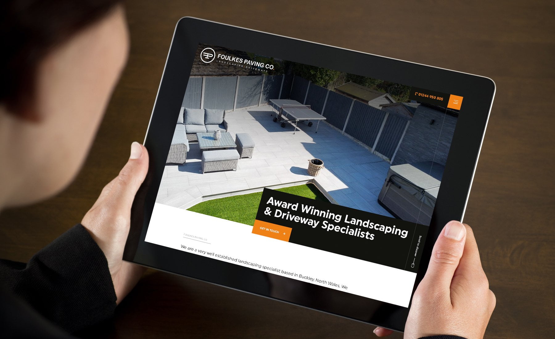 Landscaping One Page Website