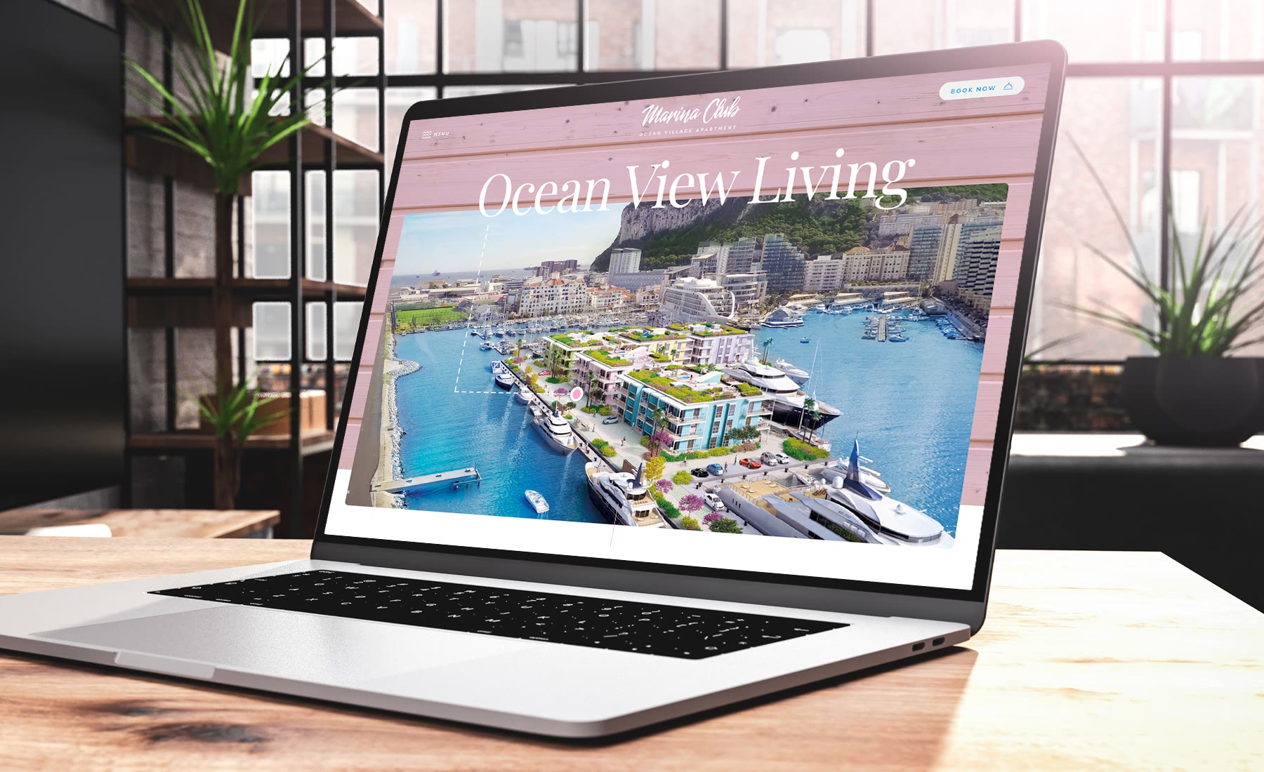 Ocean View Apartment One Page site Advansys