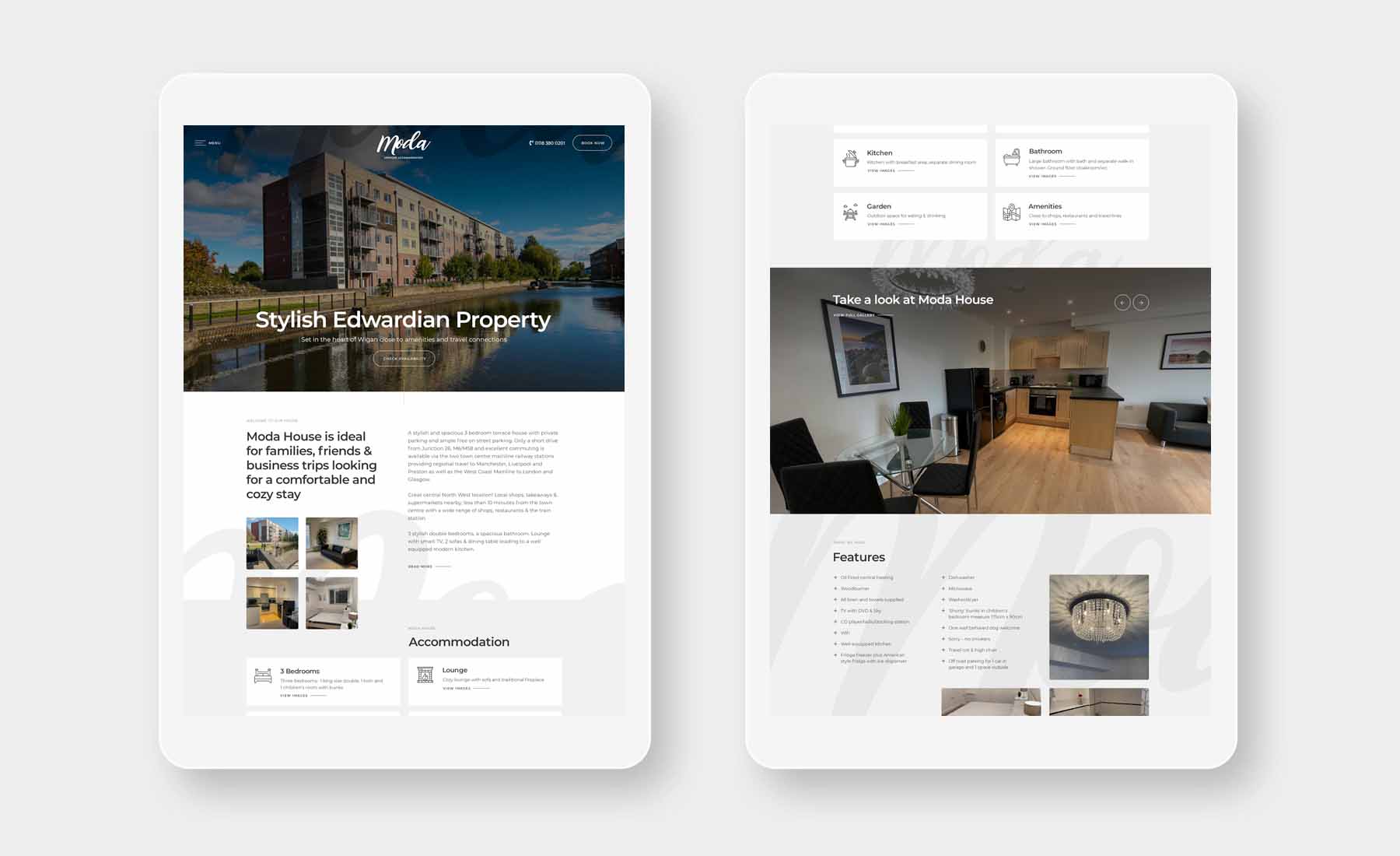 Serviced Accomodation Brochure Websites