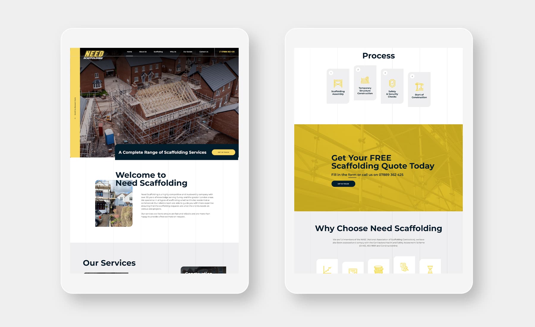 Scaffolding Assembly & Construction Website