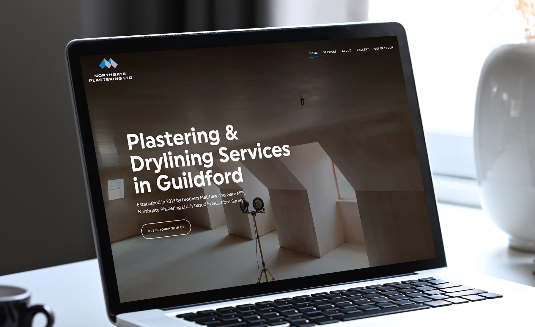 Plastering Services One Page Website