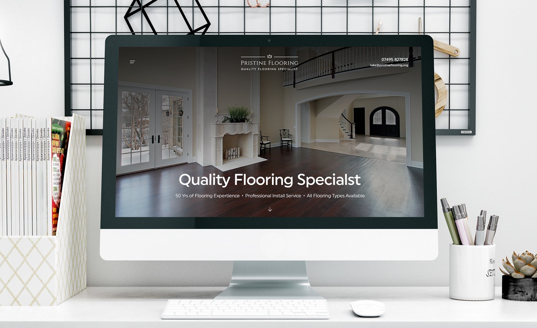 High Quality Flooring One Page Website