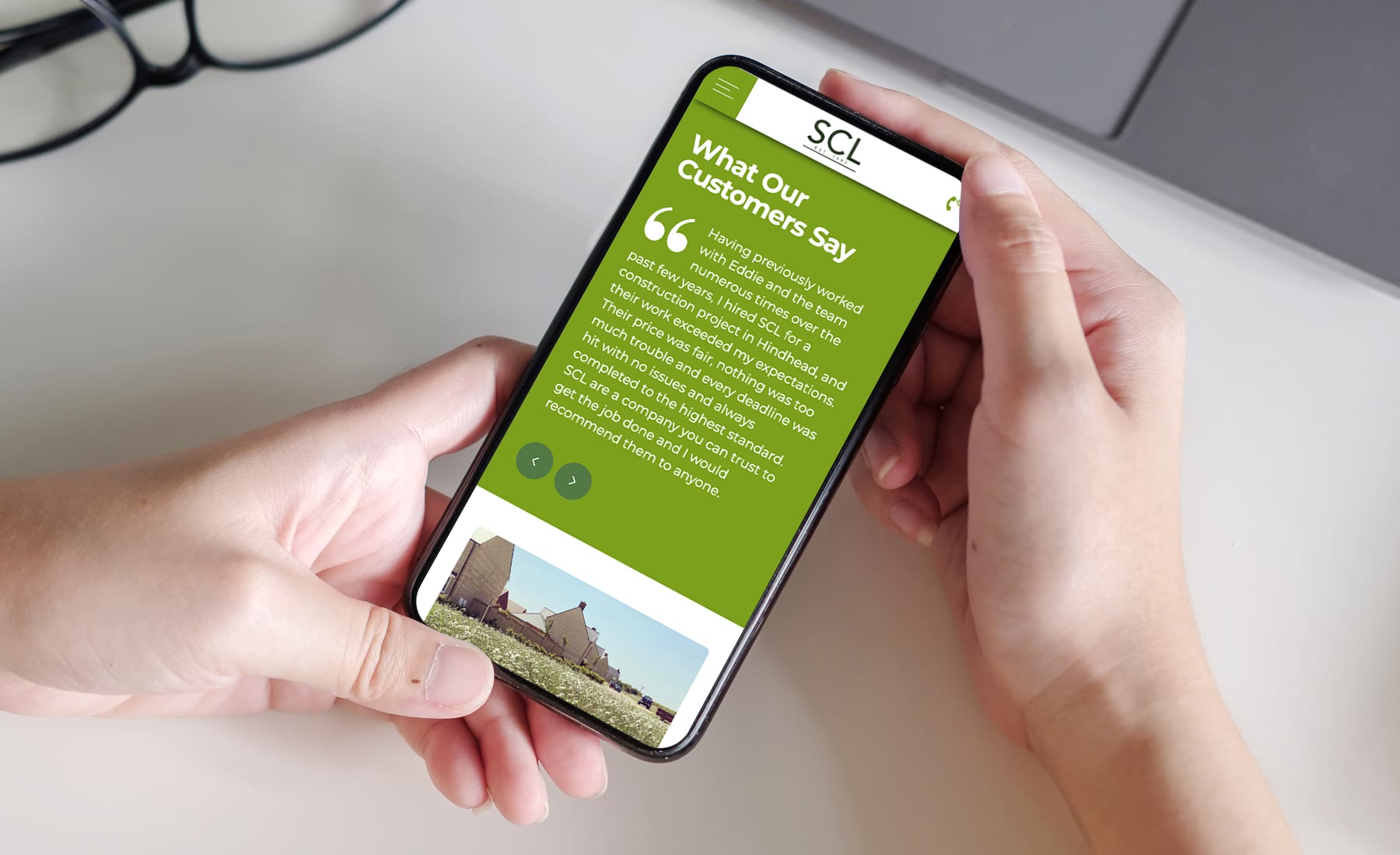 Landscaping Services Brochure Website