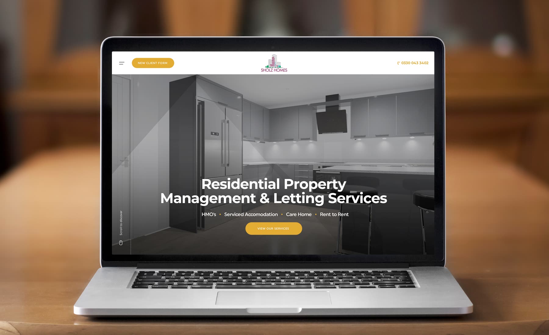Residential Property Management Brochure Website