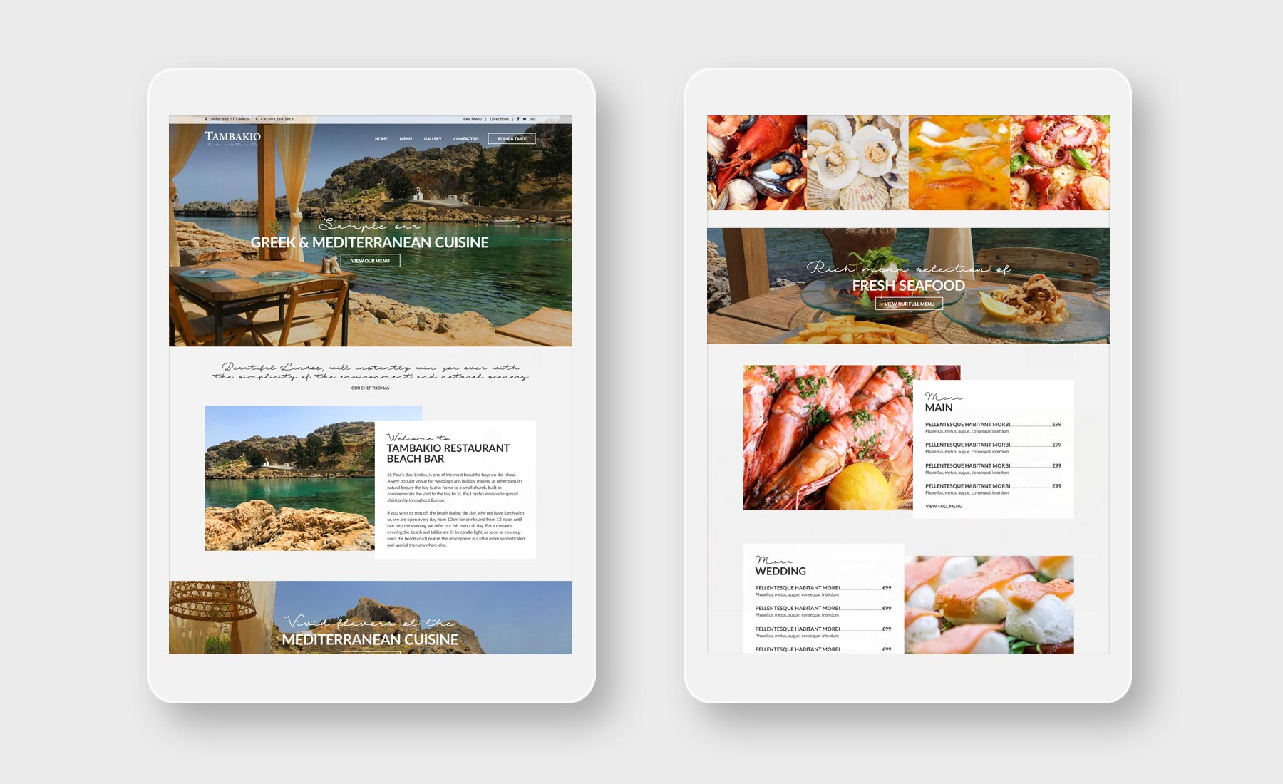Greek Restaurant in Lindos