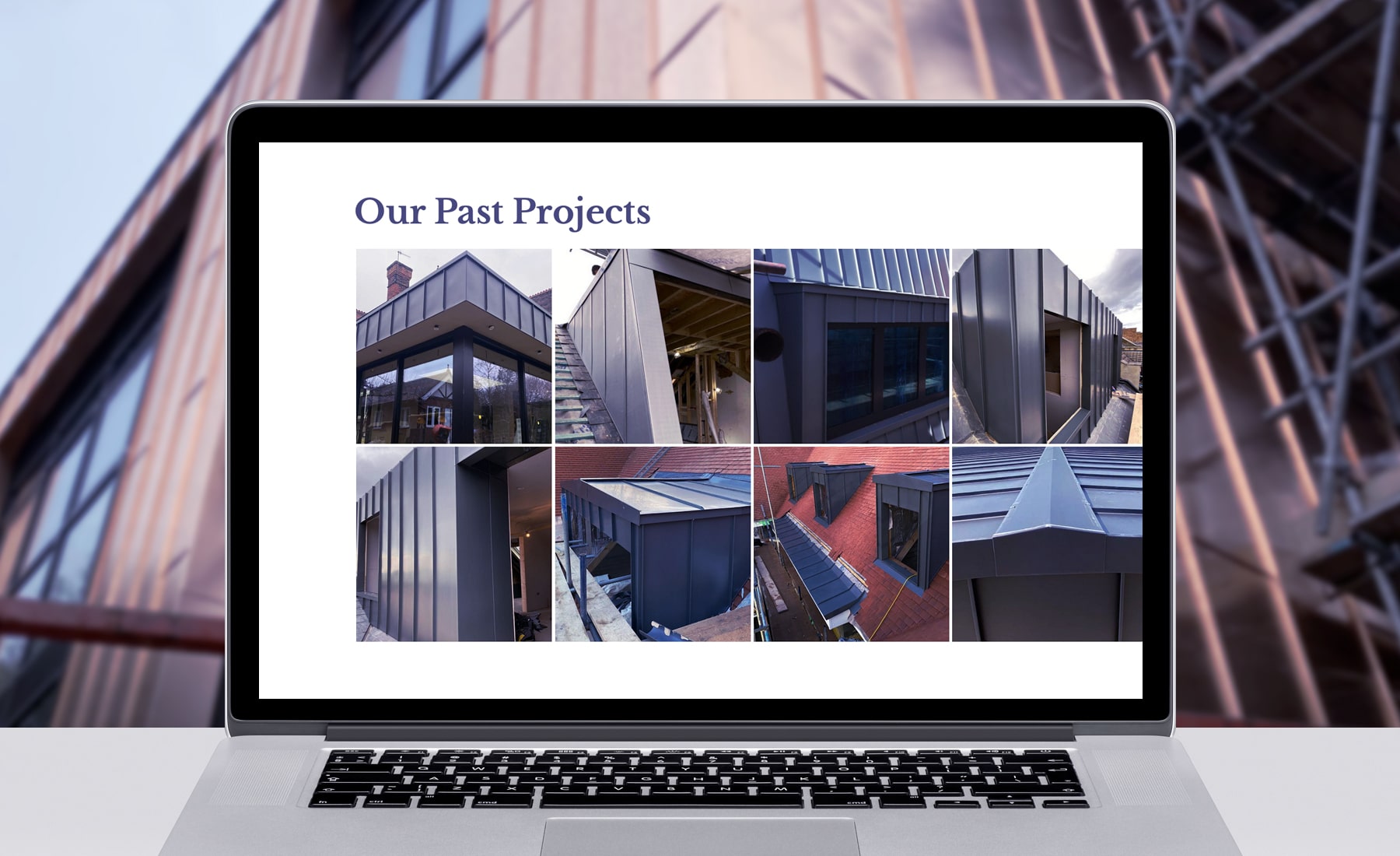 Specialist Roof Contractor One Page Website
