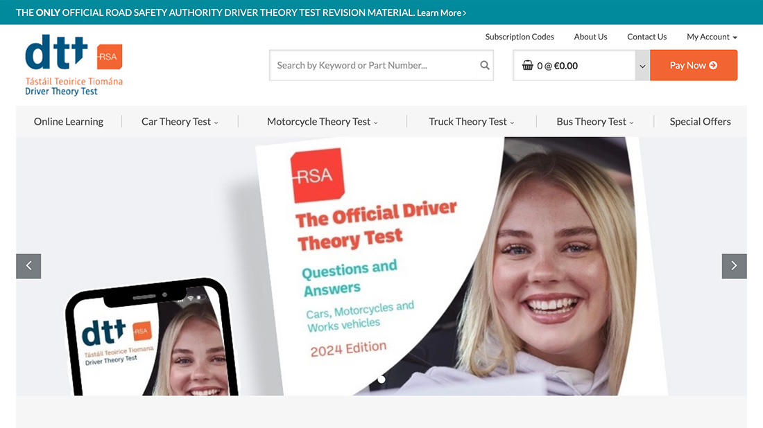Official Driver Theory Tests Material