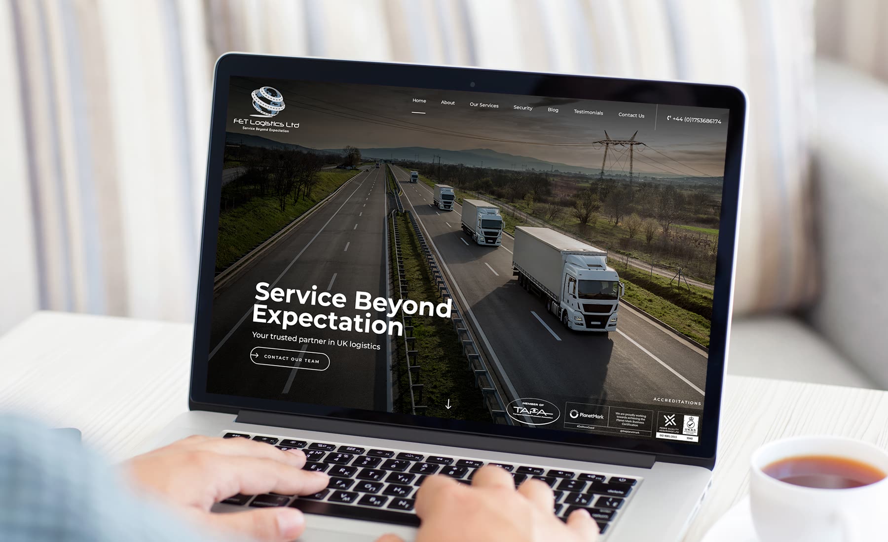 Healthcare Logistics Website