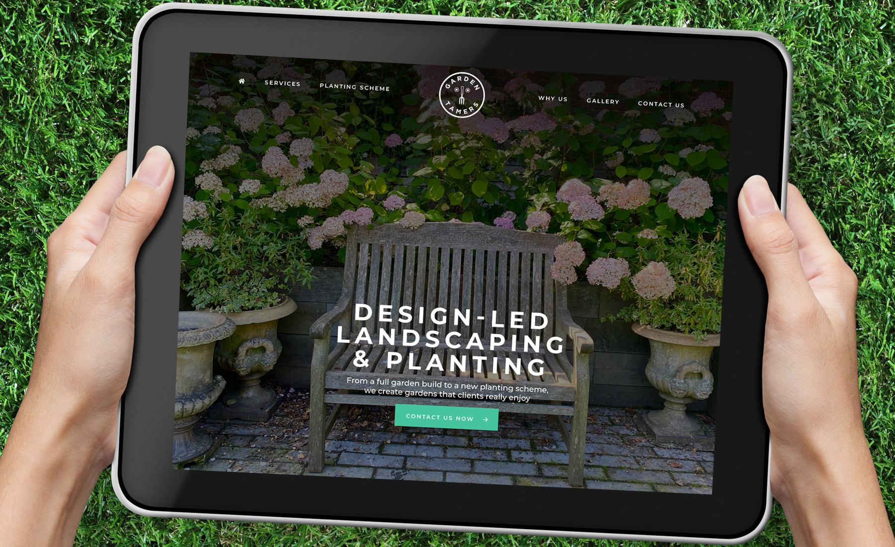 Gardening One Page Website