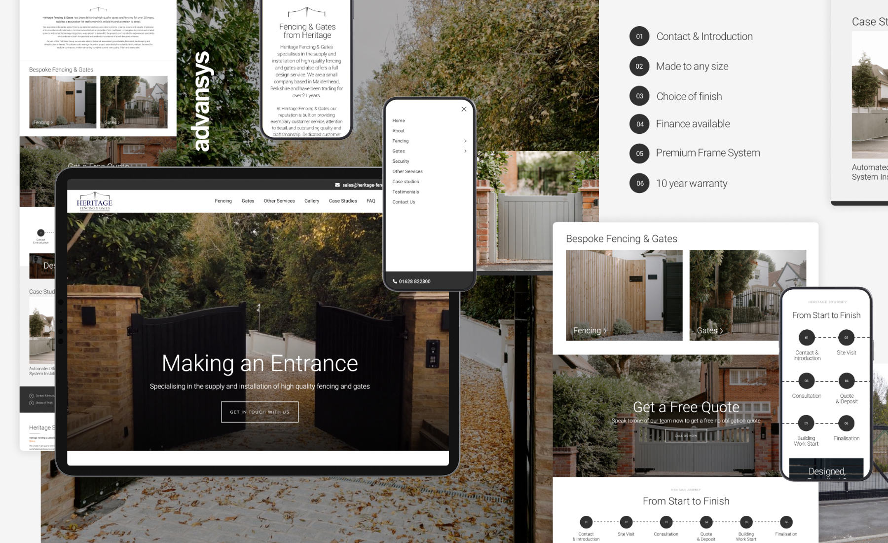 Driving Growth for Local Craftsmanship with Web Design for Heritage Fencing & Gates