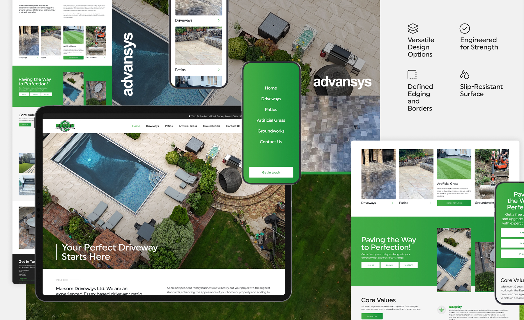 Marsom Driveways Ltd’s New Website Goes Live