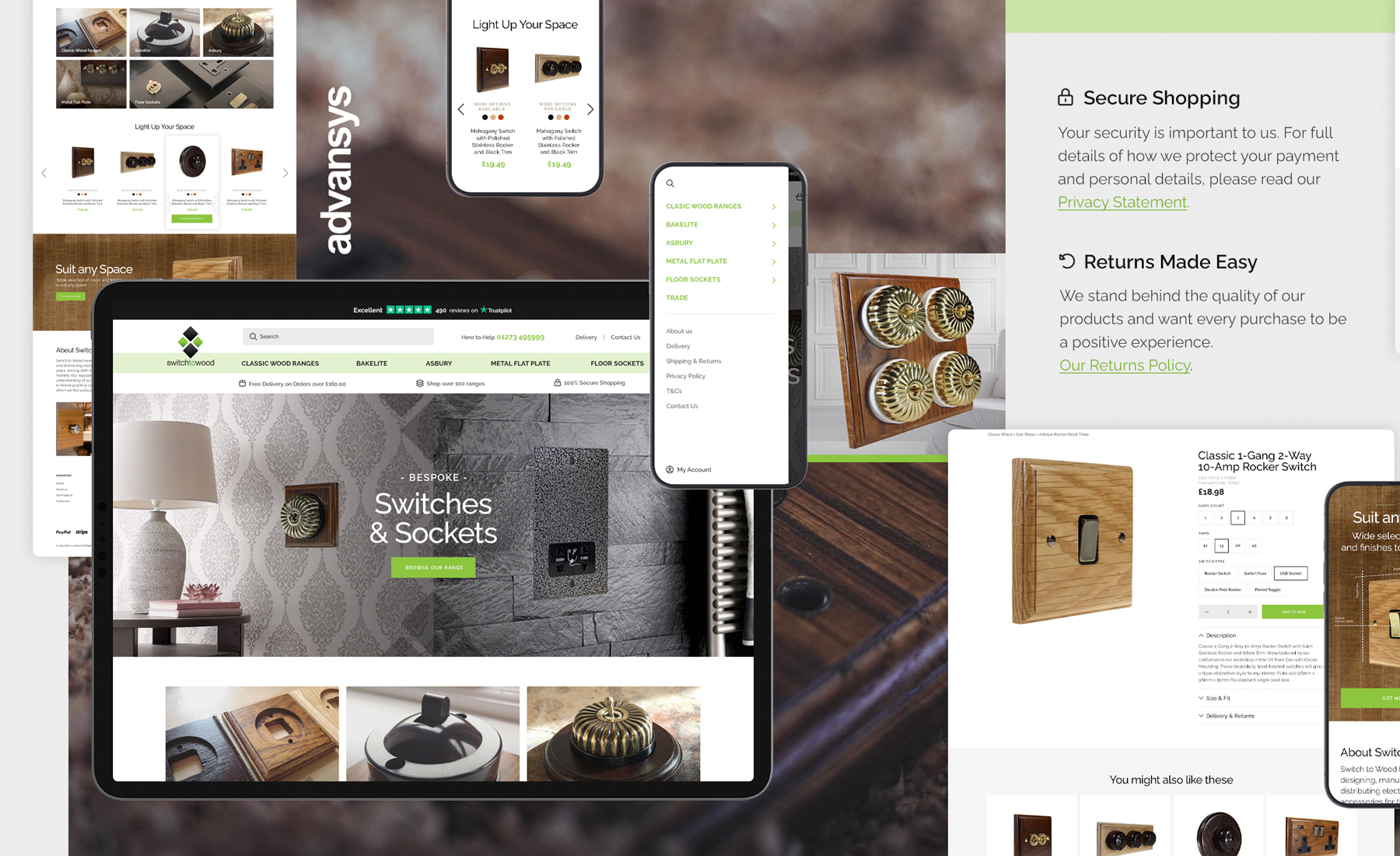 Announcing the Launch of Switch to Wood’s Bespoke eCommerce Website!