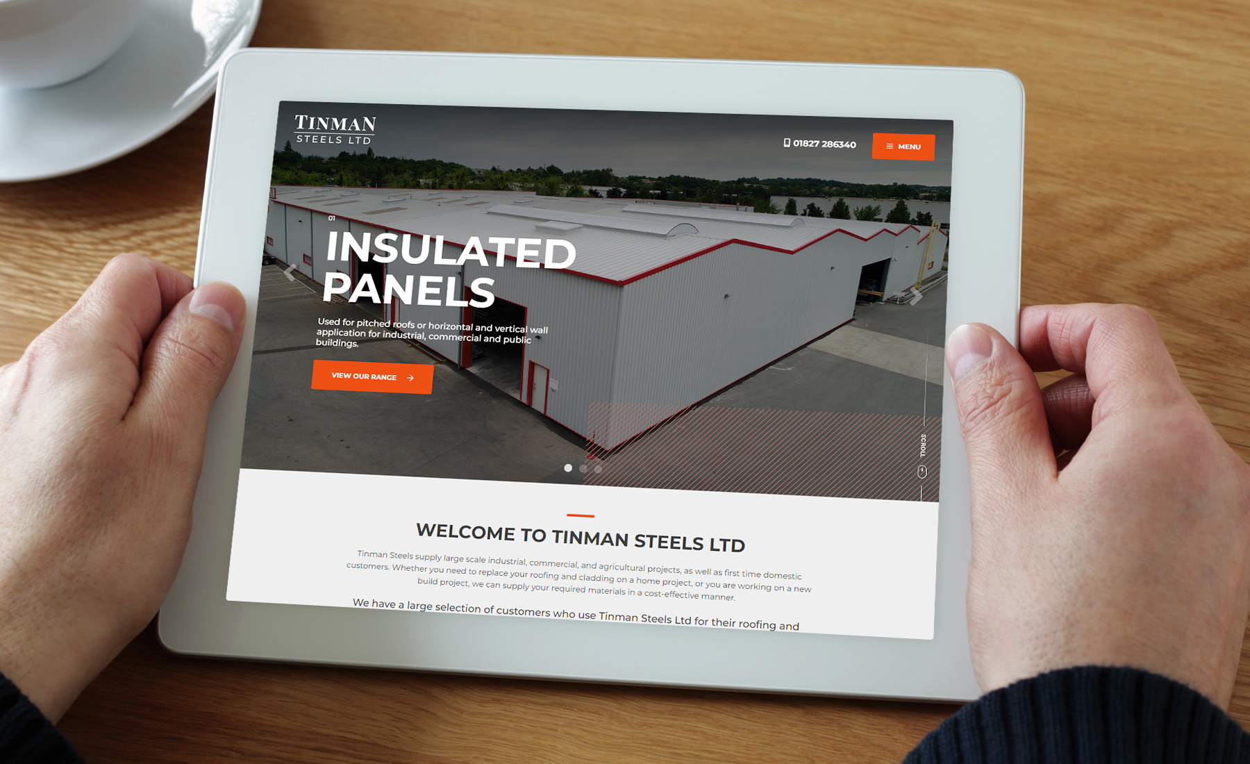 Metal Roofing & Corrugated Cladding brochure website