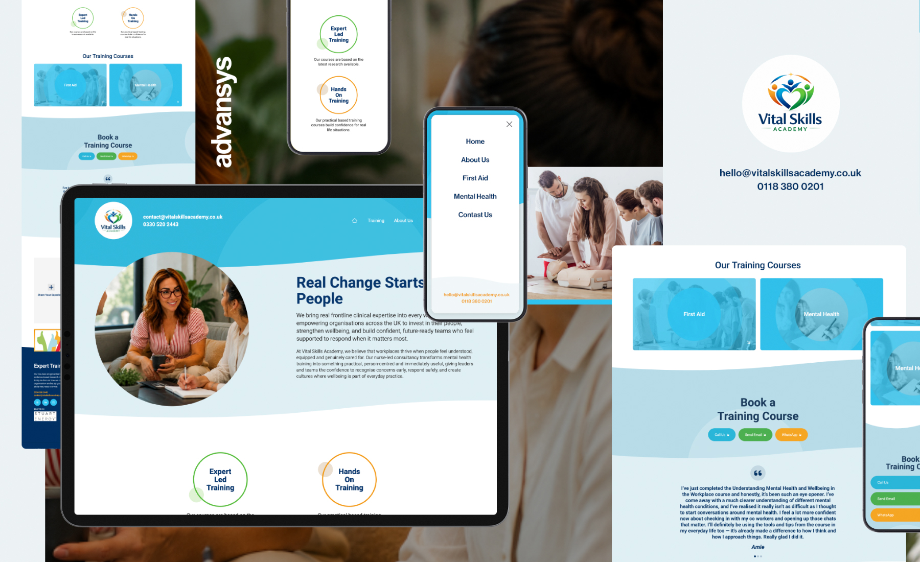 Supporting Vital Skills Academy with a Clean, Professional Web Design