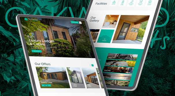 Luxury Lodge website designs showcasing responsive website created by our web design team